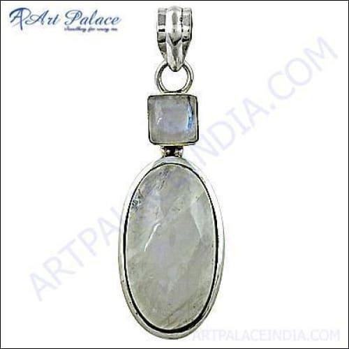 Rainbow Moonstone Pendant 925 Sterling Silver Pendant Fancy Pendant