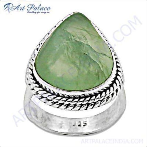 Ready to wear Expensive Prenite Silver Ring