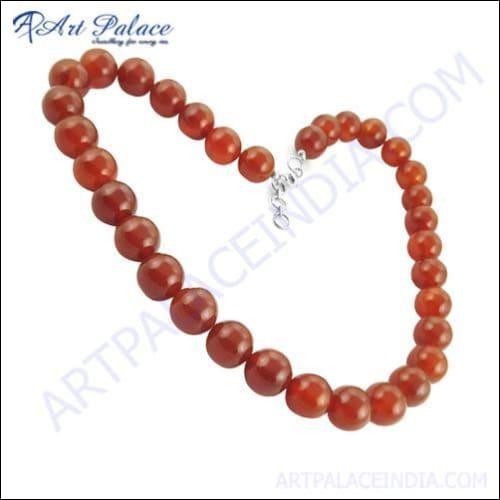 Red Onyx Balls Necklace Jewelry