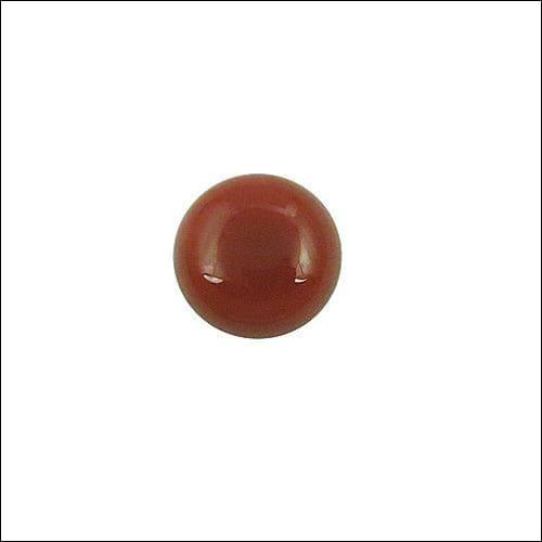 Red Onyx Round Cut Semi Precious Loose Gemstone For Jewelry Red Cabochon Stones Glitzy Stones