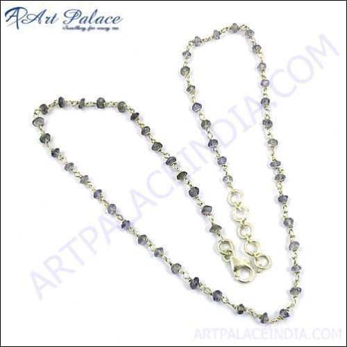 Semi Precious Genuine Beautiful Antique Style Beads Necklace, Beads Jewelry, Beads Jewelry Energy Beaded Necklace Pretty Beaded Necklace