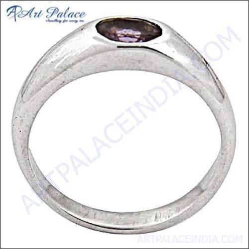 Sensational Amethyst Gemstone Silver Ring