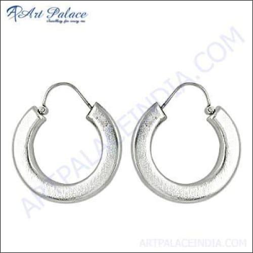 Silver Hoop Earring