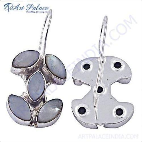 Silver Mother Of Pearl Earrings New Arrival