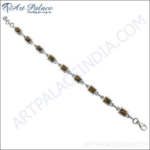 Simple Plain Silver Gemstone Bracelets, 925 Sterling Silver Jewelry Comfortable Silver Bracelet Fancy Bracelet