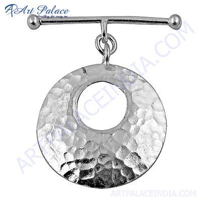 Sterling Silver Round Plain Silver Pendant Fantastic Plain Pendant Superb Pendant