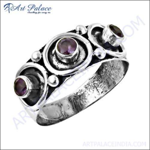 Stylish Gemstone Silver Ring Jewelry, 925 Sterling Silver Jewelry