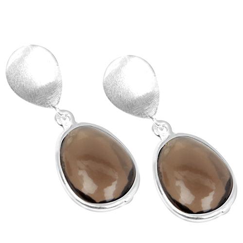 Superb Smoky Quartz 925 Silver Gemstone Earring Superior Earring High Class Earring