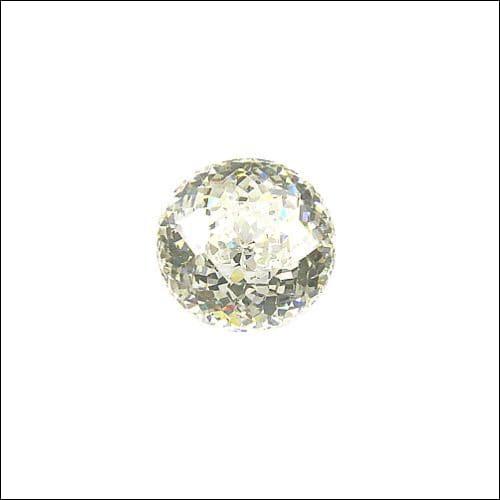 Synthetic Light Yellow CZ Cubic Zirconia Loose Gemstones For Jewelry Cut Gemstones