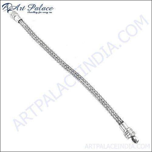Traditional 925 Sterling Plain Silver Bracelets