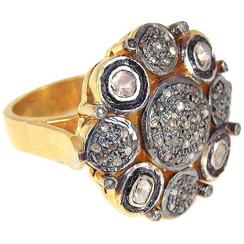Traditional 925 Sterling Silver Victorian Jewelry Diamond Ring Victorian Rings Gorgeous Rings