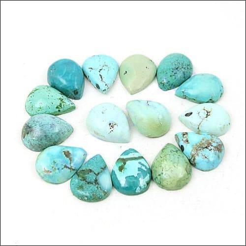 Turquoise Pear Cab Loose Gemstone Turquoise Gemstone Adorable Gemstone