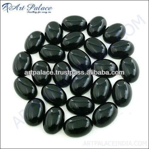 various size and shape and High Quality Black Onyx Loose Gemstone Cab Gemstones