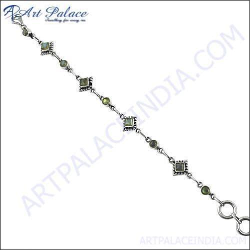 Vintage Simple Design In Silver Gemstone Bracelets Jewelry, Loose Gemstone Bracelets Jewelry Precious Gemstone Bracelet Fashionable Bracelet