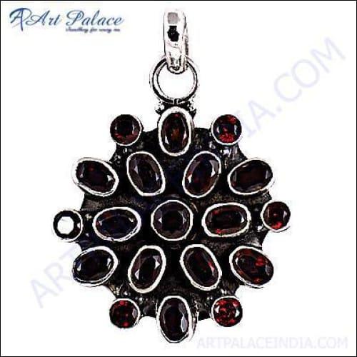 Wholesale Gemstone Pendant Fashionable Pendant 925 Silver Pendant Round Pendant