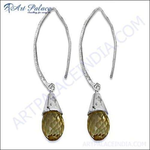 Wholesale Silver Jewelry 925 Silver Earring Drop Earring Gemstone Drop Earring