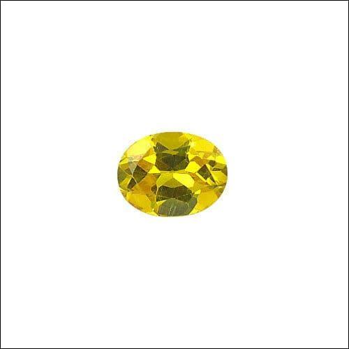 Yellow Cubic Zirconia Cut Loose Gemstones For Jewelry Oval Cut Gemstones Yellow Gemstones CZ Stones